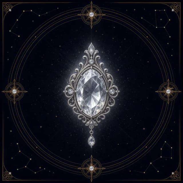 The Polished Jewel — Yin Metal Day Master emblem
