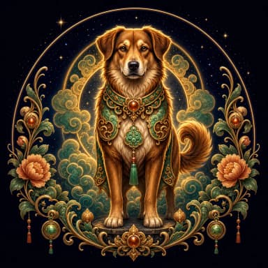 Dog — Chinese zodiac emblem
