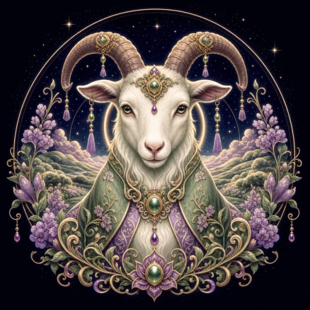 Goat Chinese zodiac emblem