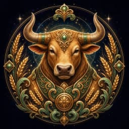 Ox Chinese zodiac emblem