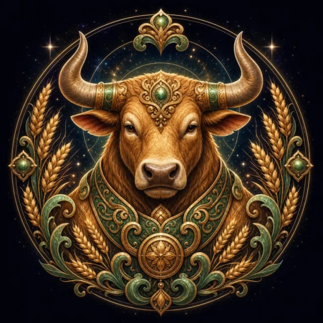Ox Chinese zodiac emblem