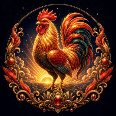 Rooster — Chinese zodiac emblem