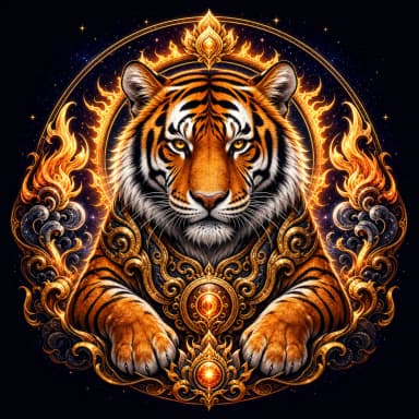 Tiger — Chinese zodiac emblem
