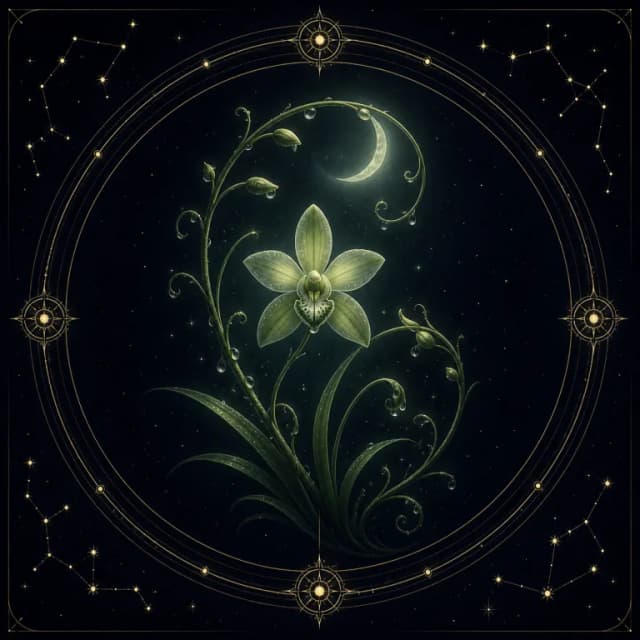 The Climbing Vine — Yin Wood Day Master emblem