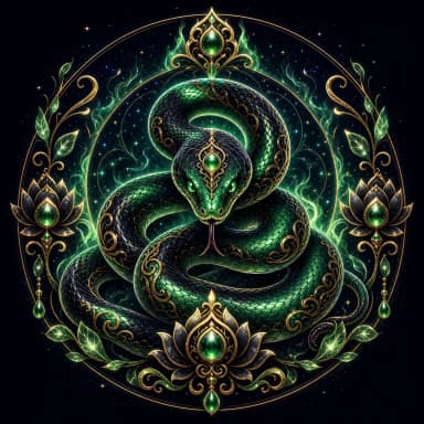 Snake — Chinese zodiac emblem